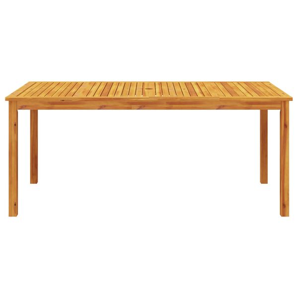 vidaXL 7-tlg. Garten-Essgruppe 180x90x75 cm Massivholz Akazie