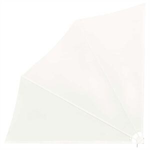 vidaXL Faltbarer Balkonf&auml;cher Creme 140&times;140 cm