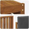 vidaXL Ecksofa Set 8 pcs Natur und Anthrazit Massivholz Akazie