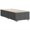 vidaXL Bettgestell ohne Matratze Dunkelgrau 90x200 cm Stoff
