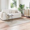 vidaXL Bereichsteppiche Quadratisch Creme 120 x 120 cm