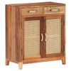 vidaXL Sideboard 65x35x75 cm Altholz Massiv