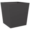 vidaXL Pflanzk&uuml;bel 2 Stk. Schwarz 50x50x50 cm Stahl