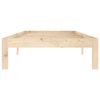 vidaXL Massivholzbett Kiefer 90x200 cm