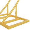 vidaXL Hochzeitsbogen Gold 220 x 45 x 200 cm Stahl