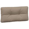 vidaXL Palettenkissen 5-tlg. Taupe Stoff
