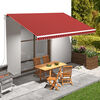 vidaXL Markisenbespannung Canvas Orange & Braun 5x3 m
