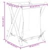 vidaXL Wäschekorb Cremeweiß 45x55x63,5 cm Bambus