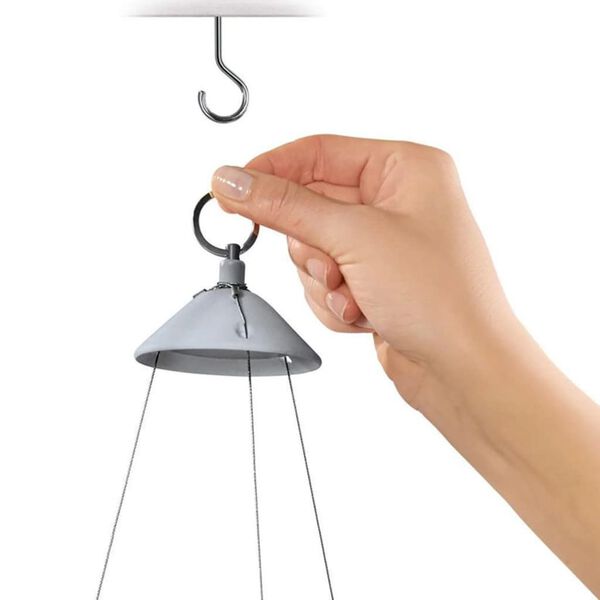 LECHUZA Blumenampel NIDO Cottage 28 ALL-IN-ONE Wei&szlig;