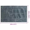 vidaXL Treibende Pool-Solarplane PE 800x500 cm Schwarz und Blau