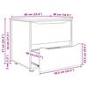 vidaXL Aufbewahrungsschrank Graues Sonoma 60 x 48 x 57 cm