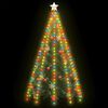 vidaXL Weihnachtsbaum-Lichternetz mit 250 LEDs Mehrfarbig 250 cm