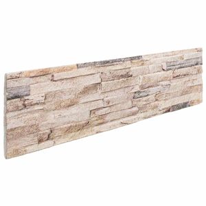 vidaXL Wandpaneele 10 pcs Wei&szlig; und Rot 100 x 25 cm EPS-Schaum