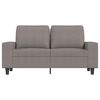 vidaXL 2-Sitzer-Sofa Taupe 120 cm Stoff