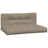 vidaXL Garten-Mittelsofas aus Paletten mit Kissen 2 Stk. Akazienholz