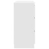 vidaXL Sideboard Wei&szlig; 80x35x76 cm Holzwerkstoff