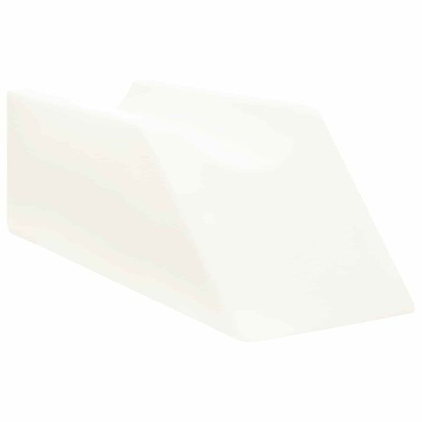 vidaXL Bein Kissen Uni Wei&szlig; 68 x 25 x 21,5 cm