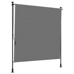 vidaXL Outdoor Rollo Hellgrau 100 x 270 cm