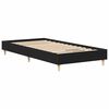vidaXL Bettrahmen Schwarz Eichen-Optik 203 x 93 x 25 cm Holzwerkstoff