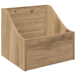 vidaXL LP Plattenbox Artisan-Eiche 37 x 33 x 32 cm Holzwerkstoff