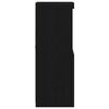 vidaXL LED-Sideboard Schwarz Eichen-Optik 41 x 37 x 100 cm