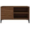 vidaXL Plattenschrank Braun Eichen-Optik 84,5x38x48 cm Holzwerkstoff