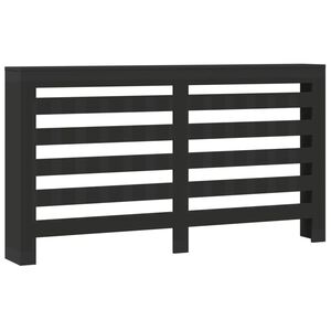 vidaXL Heizk&ouml;rperabdeckung Schwarz 175 x 20 x 82 cm Holzwerkstoff