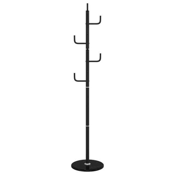 vidaXL Garderobenst&auml;nder Schwarz 183 cm Pulverbeschichtetes Eisen