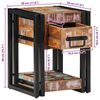 vidaXL Nachttisch Mehrfarbig 30 x 30 x 40 cm Massives Altholz