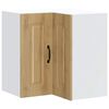 vidaXL K&uuml;chen-Eckh&auml;ngeschrank Kalmar Artisan-Eiche Holzwerkstoff