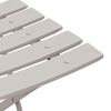 vidaXL Gartenklappstuhl 2 pcs Beige 42 x 46 x 82cm Metall