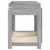 vidaXL Etagenbett f&uuml;r Kinder Graues Sonoma 80 x 160 cm Holzwerkstoff