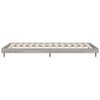 vidaXL Bettgestell Grau Sonoma 100x200 cm Holzwerkstoff