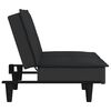 vidaXL Schlafsofa Schwarz Stoff