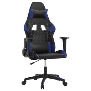 vidaXL Gaming-Stuhl mit Fu&szlig;st&uuml;tze Schwarz und Tarnfarben Kunstleder