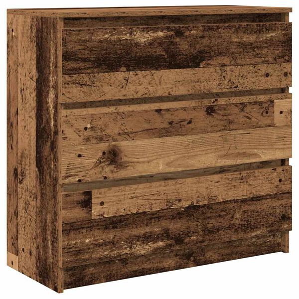 vidaXL Sideboard Altholz-Optik 80x35x76 cm Holzwerkstoff