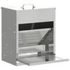 vidaXL H&uuml;hnertretfeeder Silber 33 x 42 x 40 cm Verzinkter Stahl