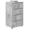 vidaXL Stauraumschr&auml;nke 2 pcs Beton Grau 60 x 48 x 105 cm