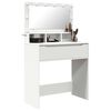vidaXL Schlafzimmer-Frisiertische mit Speicher Wei&szlig; 80 x 39,6 x 135 cm