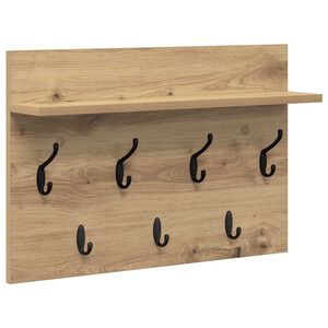 vidaXL Wandmontierter nachttisch Wandhalterung Artisan-Eiche
