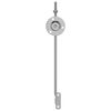 vidaXL Deckelst&uuml;tzscharnier 2 pcs Silber 194 x 36 x 18 mm Eisen