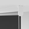 vidaXL Verdunkelungsrollo Schwarz 125x175 cm Stoffbreite 121,6 cm