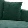 vidaXL 3-Sitzer-Sofa Dunkelgrün 180 cm Samt