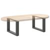 vidaXL Couchtischbeine U-Form 2 Stk. Anthrazit 50x(30-31) cm Stahl