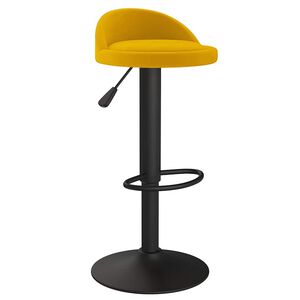 vidaXL Barhocker Gelb Samt