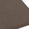 vidaXL Wandpaneele 12 Stk. Braun 30x30 cm Stoff 1,08 m&sup2;