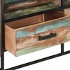 vidaXL TV-Schrank 110x30x45 cm Altholz Massiv