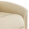 vidaXL Massagesessel Elektrisch Creme Stoff