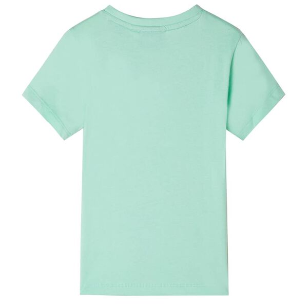 Kinder-Kurzarmshirt Hellgr&uuml;n 104