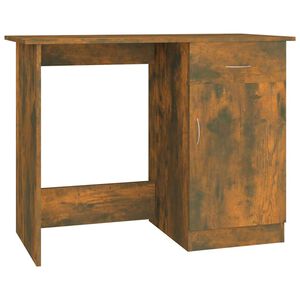 vidaXL Schreibtisch R&auml;uchereiche 100x50x76 cm Holzwerkstoff